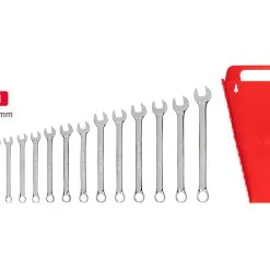 TEKTON [15]Combination Wrench Set With Holder, 15-Piece (8-22 Mm) -TEKTON Shop 18792 3