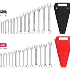 TEKTON [12]Combination Wrench Set With Holder, 30-Piece (1/4-1 In., 8-22 Mm) -TEKTON Shop 90191 3