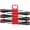 TEKTON [14]Torx High-Torque Black Oxide Blade Screwdriver Set With Holder, 6-Piece (T10-T30)