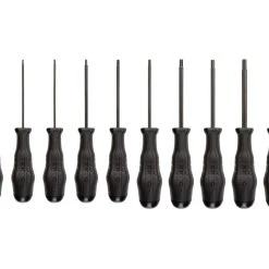 TEKTON [16]Hex High-Torque Black Oxide Blade Screwdriver Set, 10-Piece (5/64-5/16 In.)