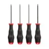 TEKTON [20]Hex High-Torque Black Oxide Blade Screwdriver Set, 4-Piece (1.5-3 Mm)