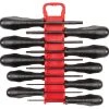 TEKTON [17]Hex High-Torque Black Oxide Blade Screwdriver Set With Holder, 10-Piece (5/64-5/16 In.) -TEKTON Shop DHX92101 1