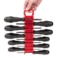 TEKTON [17]Hex High-Torque Black Oxide Blade Screwdriver Set With Holder, 10-Piece (5/64-5/16 In.) -TEKTON Shop DHX92101 6