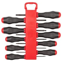 TEKTON [22]Hex High-Torque Black Oxide Blade Screwdriver Set With Holder, 10-Piece (1.5-6 Mm) -TEKTON Shop DHX92202 4