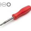 TEKTON [58]6-in-1 Phillips/Slotted Driver (#1 X 3/16 In., #2 X 1/4 In., Red) -TEKTON Shop DMS18010 1