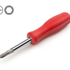 TEKTON [59]6-in-1 Phillips Driver (#1 X #2, #0 X #3, Red)