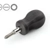 TEKTON [75]3-in-1 Stubby Phillips/Slotted Driver (#2 X 1/4 In., Black) -TEKTON Shop DMT13002 1