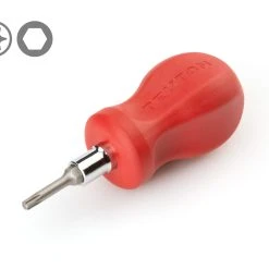 TEKTON [73]3-in-1 Stubby Torx Driver (T15 X T20, Red)