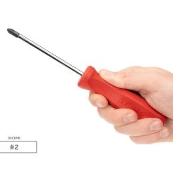 TEKTON [42]Hard Handle Screwdriver Set, 4-Piece (#1-#2, 3/16-1/4 In.) -TEKTON Shop DRV42023 3