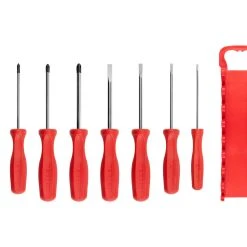 TEKTON [41]Hard Handle Screwdriver Set With Holder, 8-Piece (#0-#3, 1/8-5/16 In.) -TEKTON Shop DRV42505 3