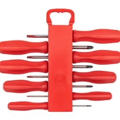 TEKTON [41]Hard Handle Screwdriver Set With Holder, 8-Piece (#0-#3, 1/8-5/16 In.) -TEKTON Shop DRV42505 4