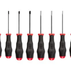TEKTON [7]High-Torque Screwdriver Set, 8-Piece (#0-#3, 1/8-5/16 In.)