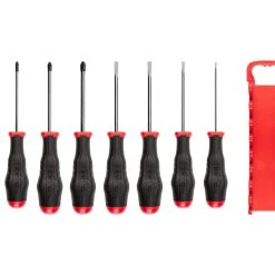TEKTON [8]High-Torque Screwdriver Set With Holder, 8-Piece (#0-#3, 1/8-5/16 In.) -TEKTON Shop DRV43505 3