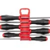 TEKTON [10]Long High-Torque Screwdriver Set With Holder, 6-Piece (#1-#3, 3/16-5/16 In.) -TEKTON Shop DRV43506 1
