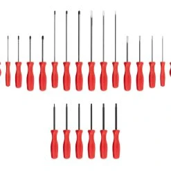 TEKTON [35]Hard Handle Screwdriver Set, 22-Piece (#0-#3, 1/8-5/16 In., T10-T30)