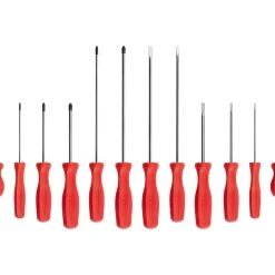 TEKTON [38]Hard Handle Screwdriver Set, 12-Piece (#0-#2, 1/8-1/4 In.)