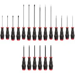 TEKTON [2]High-Torque Screwdriver Set, 22-Piece (#0-#3, 1/8-5/16 In., T10-T30)