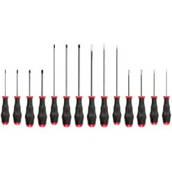 TEKTON [4]High-Torque Screwdriver Set, 16-Piece (#0-#3, 1/8-5/16 In.)