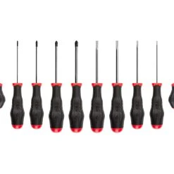 TEKTON [6]High-Torque Screwdriver Set, 10-Piece (#0-#3, 1/8-5/16 In.)