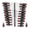 TEKTON [3]High-Torque Screwdriver Set With Black Rails, 22-Piece (#0-#3, 1/8-5/16 In., T10-T30) -TEKTON Shop DRV45500 1