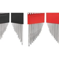 TEKTON [1]Ball End Hex Key Set With Holder, 28-Piece (0.050-3/8 In., 1.3-10 Mm) -TEKTON Shop KLX91301 3