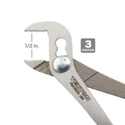 TEKTON [17]5 Inch Angle Nose Slip Joint Pliers (1/2 In. Jaw) -TEKTON Shop PGA16005 4