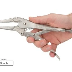 TEKTON [43]Long Nose Locking Pliers Set (2-Piece) -TEKTON Shop PLK90303 5