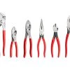 TEKTON [1]Pliers Set, 6-Piece (Groove Joint, Slip Joint, Long Nose, Diagonal Cutting, Lineman's) -TEKTON Shop PLR99020 1