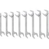 TEKTON [81]Angle Head Open End Wrench Set, 8-Piece (1-9/16 - 2 In.) -TEKTON Shop WAE90104 1