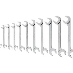 TEKTON [78]Angle Head Open End Wrench Set, 11-Piece (3/8-1 In.)