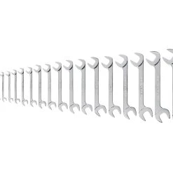 TEKTON [76]Angle Head Open End Wrench Set, 19-Piece (1/4 - 1-1/4 In.)