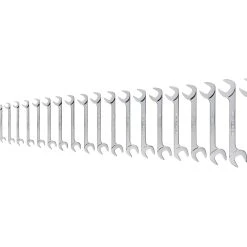 TEKTON [83]Angle Head Open End Wrench Set, 22-Piece (6-32 Mm)