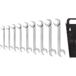 TEKTON [70]Angle Head Open End Wrench Set With Holder, 11-Piece (3/8-1 In.) -TEKTON Shop WAE91102 3