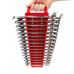 TEKTON [72]Angle Head Open End Wrench Set With Holder, 16-Piece (10-27 Mm) -TEKTON Shop WAE91202 6