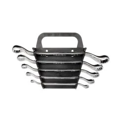 TEKTON [55]45-Degree Offset Box End Wrench Set With Holder, 5-Piece (1/4-13/16 In.)