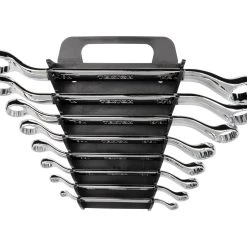 TEKTON [54]45-Degree Offset Box End Wrench Set With Holder, 8-Piece (1/4 - 1-1/4 In.)