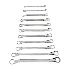 TEKTON [66]45-Degree Offset Box End Wrench Set, 11-Piece (6-32 Mm)
