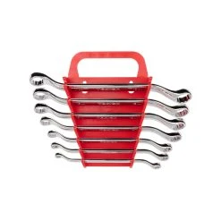 TEKTON [57]45-Degree Offset Box End Wrench Set With Holder, 7-Piece (6-19 Mm)