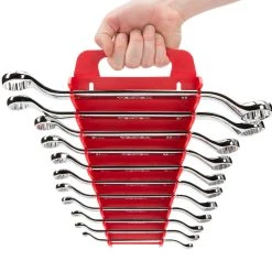 TEKTON [56]45-Degree Offset Box End Wrench Set With Holder, 11-Piece (6-32 Mm) -TEKTON Shop WBE24411 6