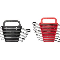 TEKTON [53]45-Deg Offset Box End Wrench Set With Holder, 12-Piece (1/4-13/16 In., 6-19 Mm)