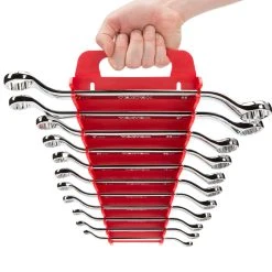 TEKTON [52]45-Deg Offset Box End Wrench Set With Holder, 19-Piece (1/4-1-1/4 In., 6-32 Mm) -TEKTON Shop WBE91302 6