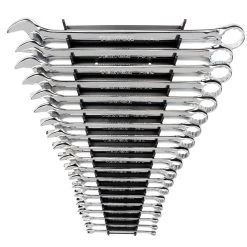 TEKTON [8]Combination Wrench Set With Rack, 19-Piece (1/4 - 1-1/4 In.)