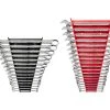 TEKTON [6]Combination Wrench Set With Rack, 34-Piece (1/4-1 In., 6-24 Mm)