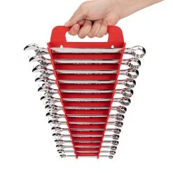 TEKTON [1]Stubby And Standard Length Combination Wrench Set With Holder, 50-Piece (1/4-1 In., 8-22 Mm) -TEKTON Shop WCB91901 6