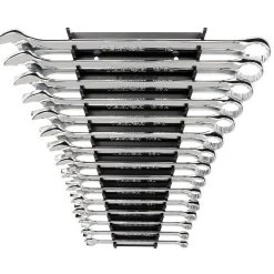 TEKTON [9]Combination Wrench Set With Rack, 15-Piece (1/4-1 In.)