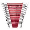 TEKTON [11]Combination Wrench Set With Rack, 15-Piece (8-22 Mm)