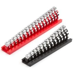 TEKTON [89]3/8 Inch Drive Crowfoot Wrench Set With Racks, 30-Piece (5/16-1 In., 8-24 Mm)