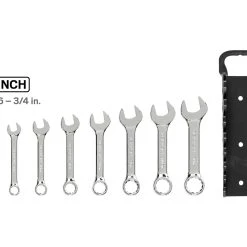 TEKTON [39]Stubby Combination Wrench Set With Holder, 8-Piece (5/16-3/4 In.) -TEKTON Shop WRN01066 3