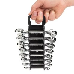 TEKTON [39]Stubby Combination Wrench Set With Holder, 8-Piece (5/16-3/4 In.) -TEKTON Shop WRN01066 6